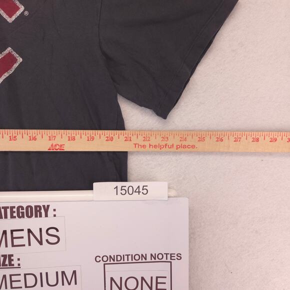 ACDC Band Crew Neck Short Sleeve Graphic T Shirt Mens Size Medium M Gray - Picture 7 of 9